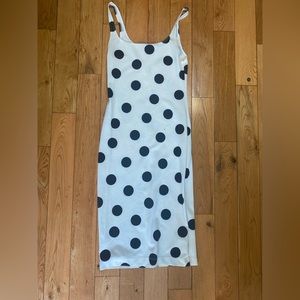 Black and white summer dress